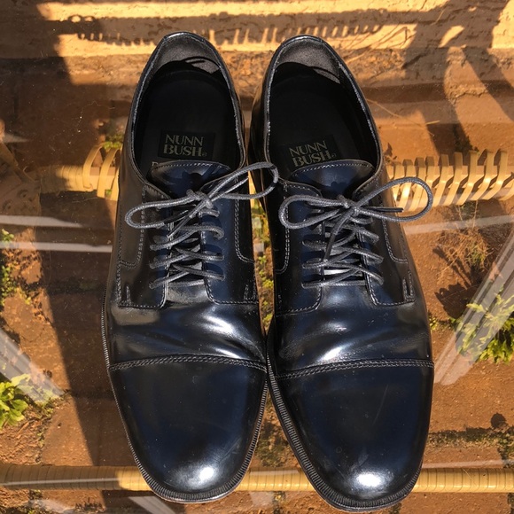 Nunn Bush Dress Flex Men’s Black Dress Shoes - Picture 2 of 5